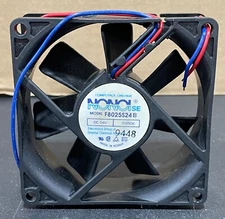 (Box of 6) NONOISE F8025S24B 2-wire cooling fan