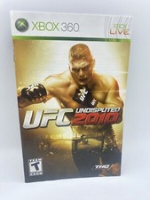 UFC Undisputed 2010 Microsoft Xbox 360 Original Replacement Manual Only