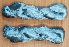 Reel Silk Fabric 230gm Woven Sari 2 Thread Yarn Lace Skeins Knitting Work