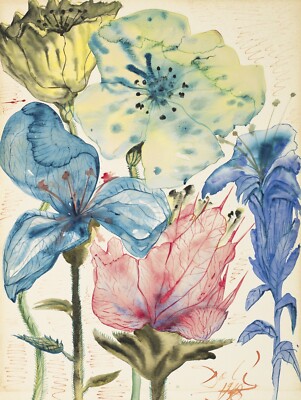 Salvador Dali : Fleurs : Archival Quality Art Print 13x19