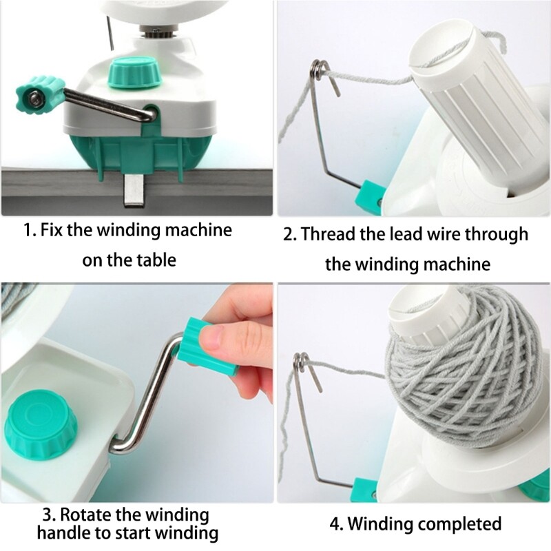 Yarn Baller Yarn Roller Winder for Knitting Hand Operated Yarn Winder