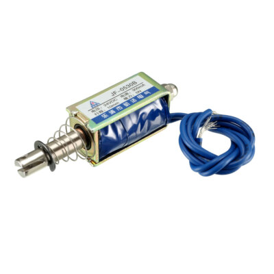 DC 24 V 300mA 7,2 Watt 5N 10mm Zug Druck Typ Lineare Bewegung Elektromagnet