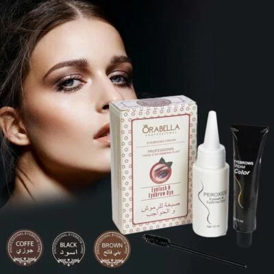 Kit Coloration teinture cils sourcils Peroxide Orabella - Photo 1/3