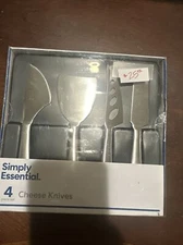 Simply Essential 4 Piece Set Cheese Knives