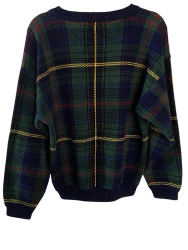 Suéter Pullover De Colección IZOD Azul Verde Informal Trabajo Golf Para Hombre Talla M 46" Pecho - Imagen 5 de 8