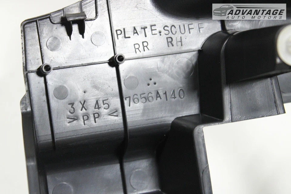 2012-23 MITSUBISHI OUTLANDER SPORT REAR RIGHT DOOR SILL SCUFF PLATE TRIM OEM - Image 4 of 4