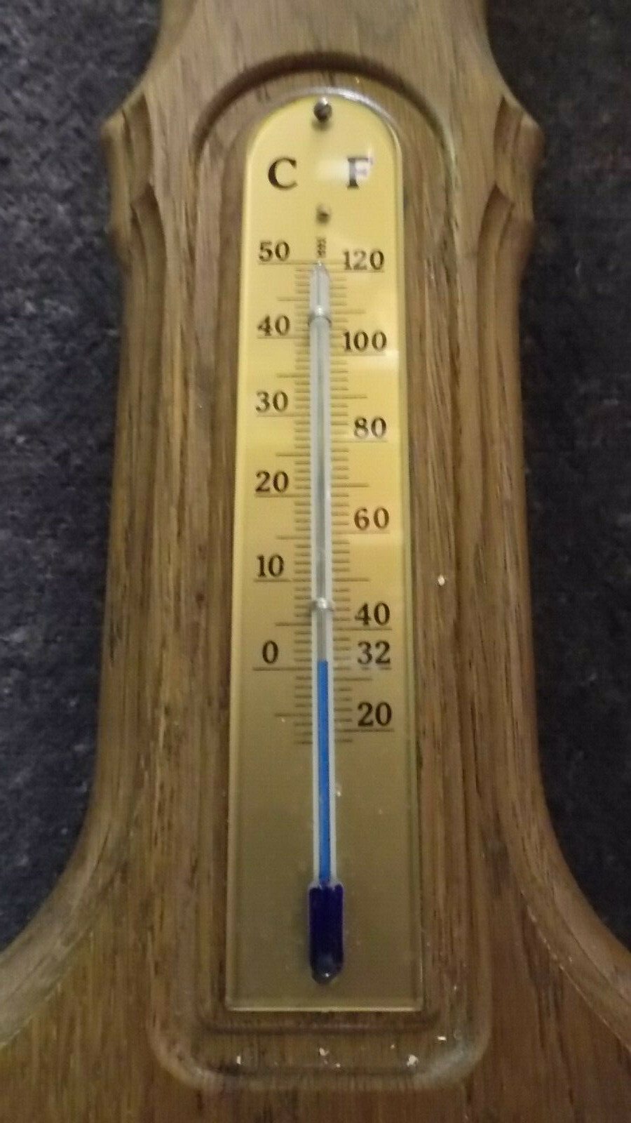 Barometer aus Holz DDR Hygrometer Barometer Thermometer Wetterstation