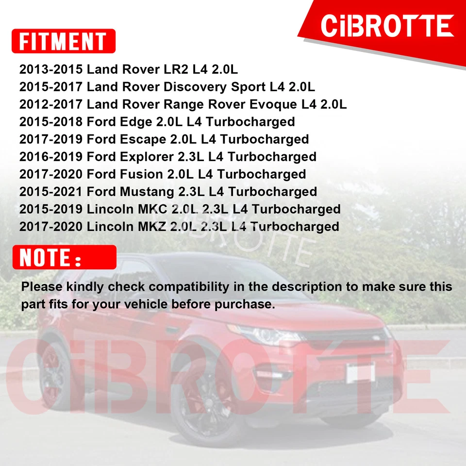 Cubierta de válvula de aluminio con junta para Land Rover Range Rover Evoque 2012-2017 2,0 L Foto 3 de 4