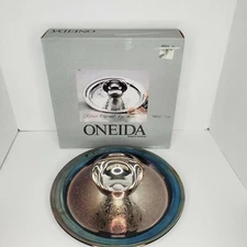 Oneida Jefferson Chip and Dip Server 12.5" Silverplate with Box