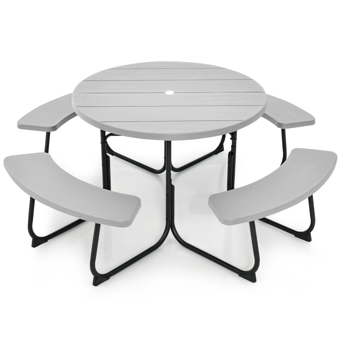 8 person table with bench discount