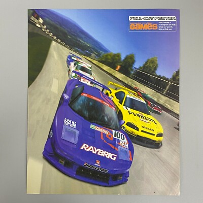 GRAN TURISMO 2 COMPUTER UND VIDEOSPIELE 2000 VINTAGE RETRO AUSZIEHPLAKAT