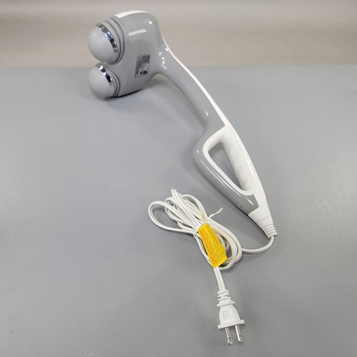 HoMedics HHP-351H Percussion Action Handheld Massager Plus Heat White Tested