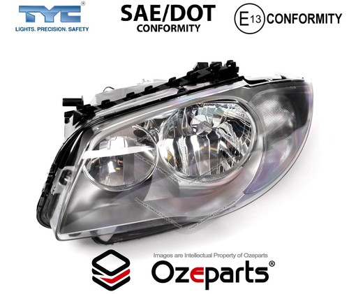 LH LHS Left Head Light Lamp Halogen For BMW 1 Series E87 2004~2007 5Door Hatch - Picture 2 of 5