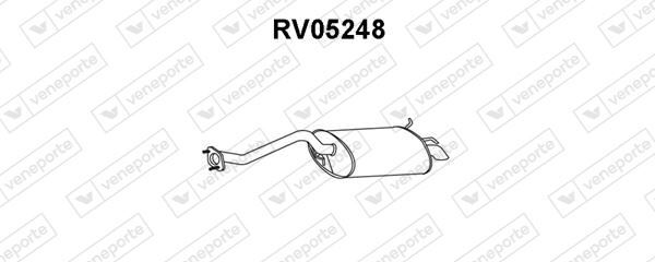 Silencieux arrière Rover 200 et 25 pour motorisations 220 SDi et 2.0 iDT