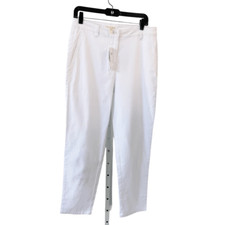 NWT Eileen Fisher Organic Cotton Hemp High Waist Tapered Ankle Pant size 8