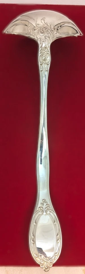 Antiguo cucharón perforador de plata esterlina Old Colony de Gorham, 12"" de largo Foto 4 de 4