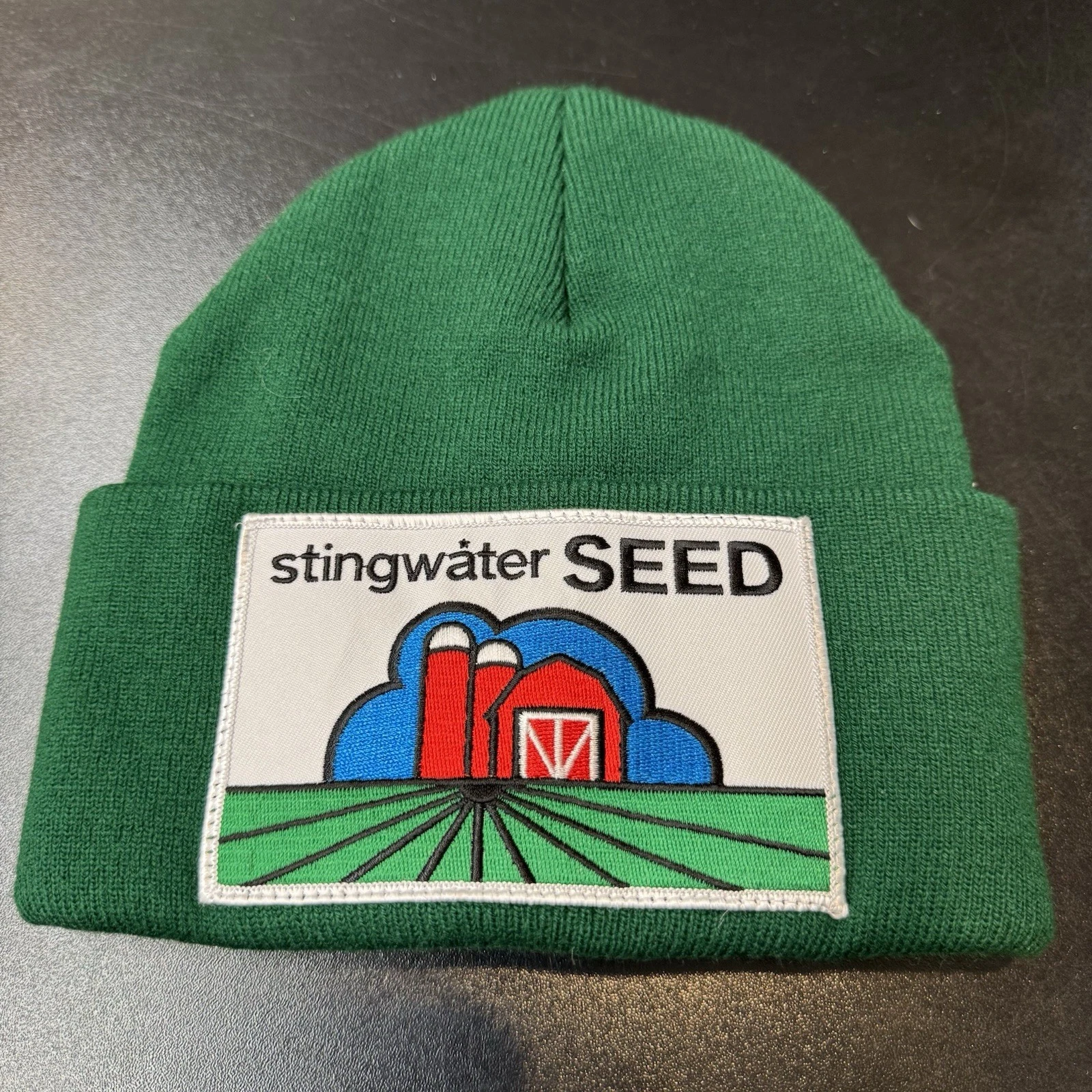 Bonnet Stingwater SEED vert logo bonnet crâne groe New York