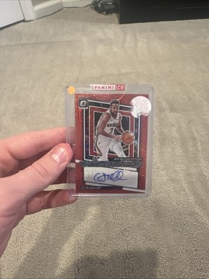 CJ McCollum 2023/24 DONRUSS OPTIC RED OPTI-GRAPHS AUTOGRAPH