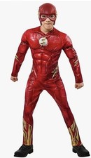 Flash Boys Costume Medium 8 Muscle Chest Padded Red Gold DC Comics Rubies New