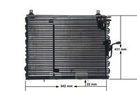 Kondensator, Klimaanlage FÜR MERCEDES-BENZ - Mahle AC 150 000S