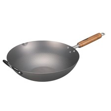 Summit Industries Nitride Embossed Beijing Wok 33cm with Support