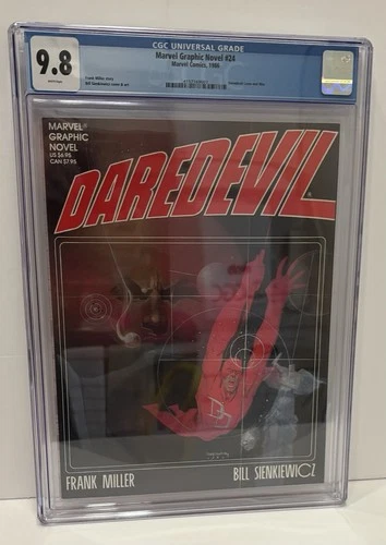 Marvel Graphic Novel #24 Daredevil CGC 9.8 White Pages High Grade Frank Miller