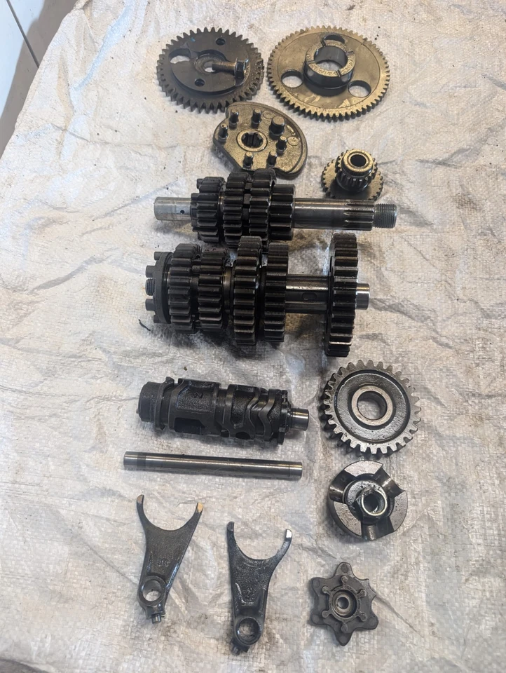 1989 Kawasaki vulcan 750 OEM ДВИГАТЕЛЬ ТРАНСМИССИЯ TRANNY GEARS R13.BX6 - Изображение 4 из 4