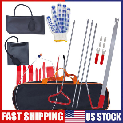 18Pcs Emergency Car Door Window Removal Auto Repair Tool Kit Car Supplies US