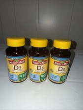 Nature Made Vitamin D3 5000 IU 125 mcg EXTRA STRENGH 180 Ct EXP 05/26 X3