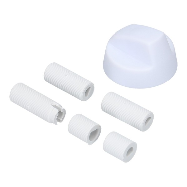 Knebel 43MmØ Weiß Mit Adaptern Universal FüR Alle Marken-image