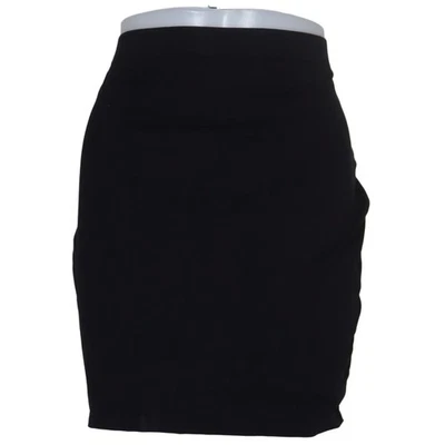 Zalando Essentials, jupe, taille : XL, noir, coton/élasthanne, unicolore #dgU - Photo 1/4