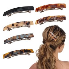6PCS Hair Barrettes for Women Shell Hair Clip Hair Accessories Barrettes for Thi