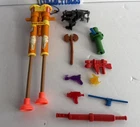 VINTAGE TMNT ACCESSORIES LOT PLAYMATES NINJA TURTLES WEAPONS PARTS 80S 90S TOY