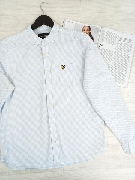 Men Lyle & Scott Shirt White 40 /L / 48 #MFNK