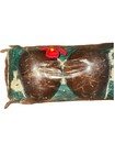 Hawaiian Hula Skirt Set With Coconut Bra She’ll Lei And Hair Flower Adult Size — photo 2