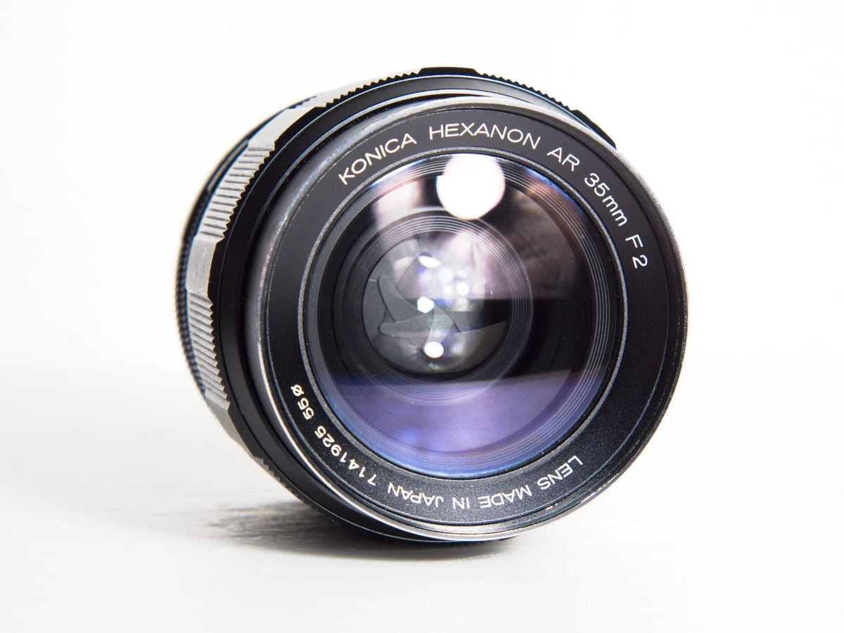 レンズ(単焦点) KONICA HEXANON 1:2.8 f=35mm Vintage Konica Hexanon 1:2.8 AR 35mm Camera Lense | eBay