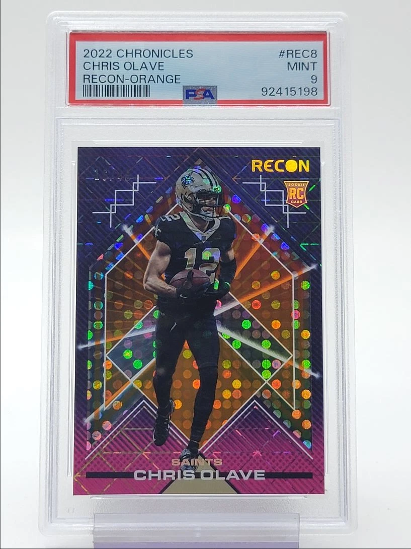 Chris Olave Panini Chronicles Recon #REC8 Orange