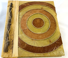 Handmade journal 7 x 8.5 Scrapbooking  DIY Art Supplies Blank Paper