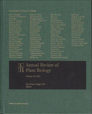 Annual Review of Plant Physiology and Plant Molecular Biology: 2012 - Volume 63.