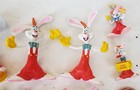 13 DISNEY AMBLIN 1987 WHO FRAMED ROGER RABBIT FIGURES, JESSICA BABY HERMAN BENNY — photo 3