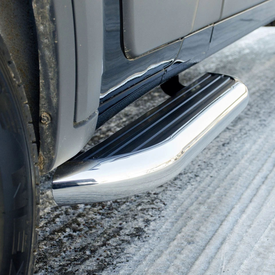 For Ford E-350 Super Duty 01-25 Running Boards Luverne 6.5" MegaStep Black w Foto 3 de 4