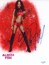 Alicia Fox WWE Diva Champion  Autographed Signed  Photo Picture ACOA Certified