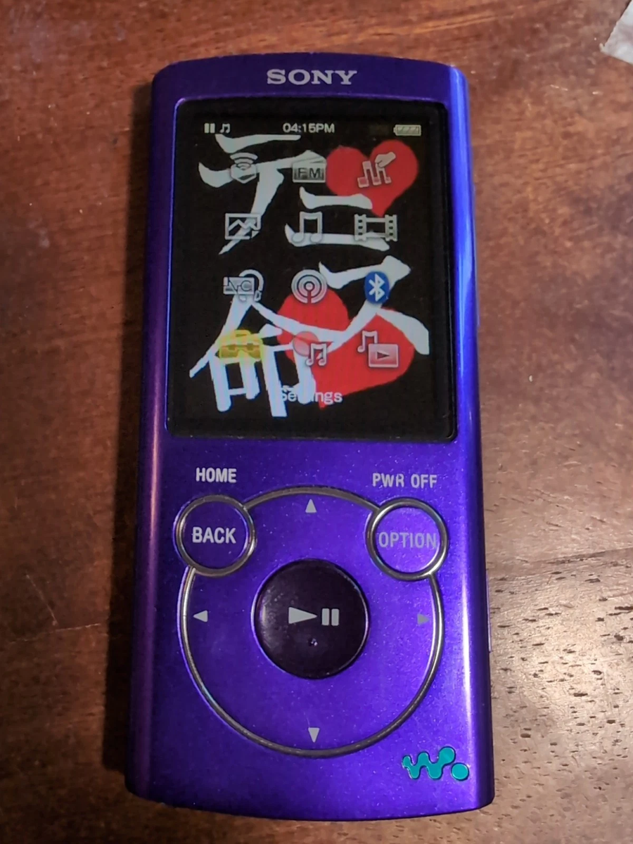 Sony Walkman NW-S766 32GB Digital MP3 Player Purple New Battery | eBay