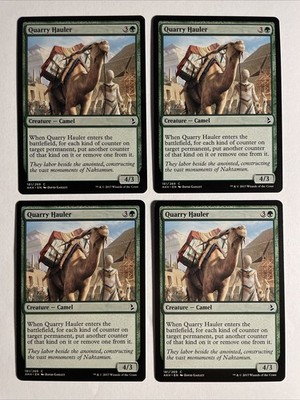 4x Mtg Amonkhet Quarry Hauler NM Magic Karte Magic The Gathering