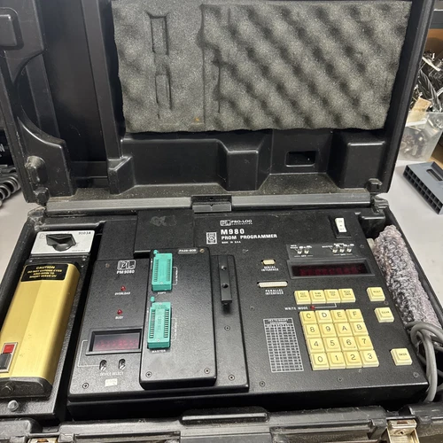 Vintage Pro-Log M980 Prom Programmer P4040 Based System w/RS232 Module