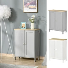 HOMCOM 32" Wooden Kitchen Storage Buffet Server Sideboard Table Cabinet