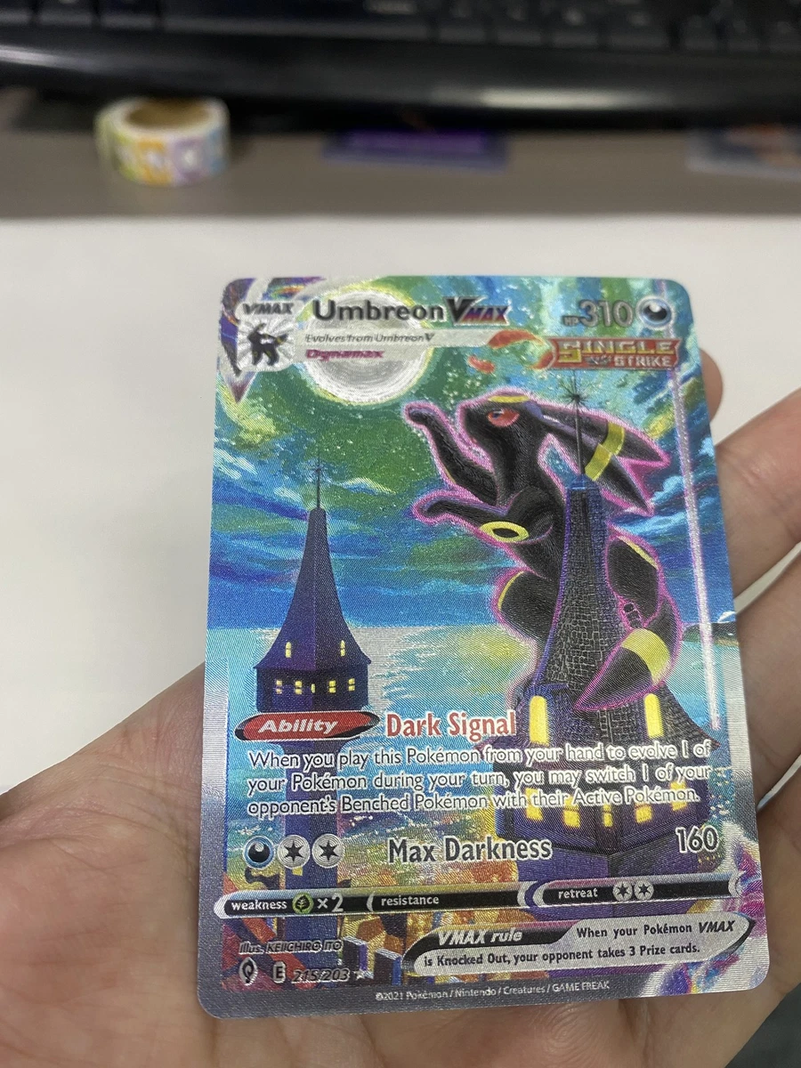 Preços baixos em Umbreon VMAX 215/203 SWSH07: Evolving Skies | eBay