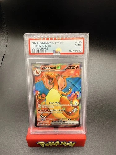 2023 Pokemon Mew En Charizard Ex Ultra Rare #183 PSA 9 Mint-s