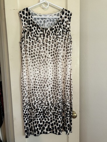 Vestido sin mangas con superposición bordado de seda STIZZOLI ITALY TALLA US 14/IT 50 2 piezas - Imagen 2 de 16