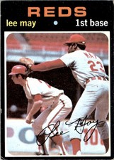 1971 TOPPS LEE MAY CINCINNATI REDS #40 EX-EXMT